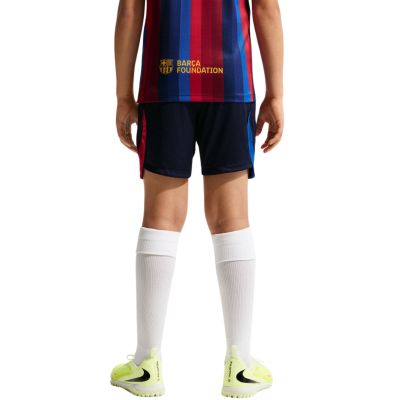 2. Nike FC Barcelona 2026/27 Stadium Home Kids' Shorts Navy Blue II1719 498