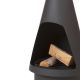 14. Heat LA Luz CH.002 garden fireplace