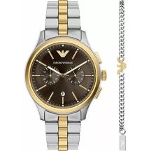 Men's Watch Emporio Armani Dario Chronograph AR80084SET + BOX
