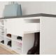 9. TALLIN WHITE SHOE CABINET
