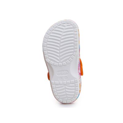 8. Crocs Classic Tie Dye Graphic Kids Clog W 206995-83B flip-flops