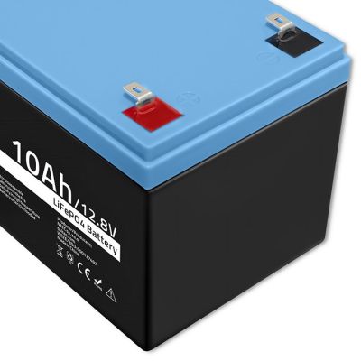 3. Qoltec 53713 LiFePO4 Lithium Iron Phosphate Battery | 12.8V | 10Ah | 128Wh | BMS