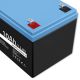 3. Qoltec 53713 LiFePO4 Lithium Iron Phosphate Battery | 12.8V | 10Ah | 128Wh | BMS