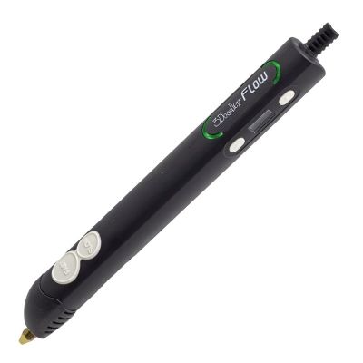 8. 3DOODLER FLOW ESSENTIALS 3D PRINTING PEN KIT + 8 PCS OF MULTICOLOR 1.75MM FLOW FILAMENT SPOOLS