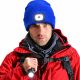 6. BLUE HAT WITH 4-LED HEADLAMP 120 LM 3 MODES FOR TOURISM