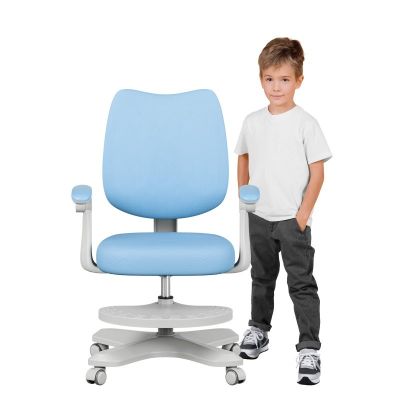 5. Junior 4.6 Blue Swivel Chair