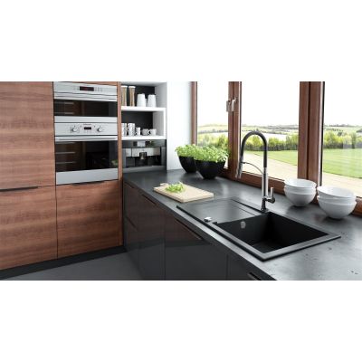 5. Deante Gerbera BGBB720 free-standing kitchen tap, black