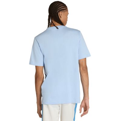3. adidas Color Icon Graphic Men's Light Blue T-Shirt KT4447