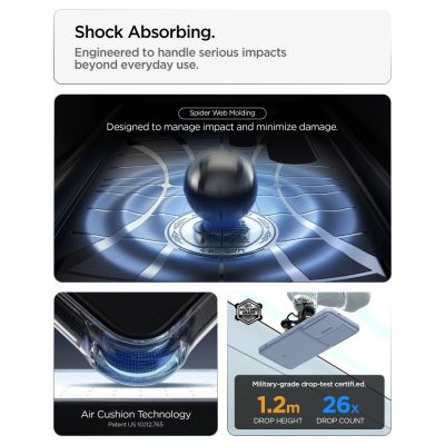 8. Spigen Optik Armor Case for Samsung Galaxy S26 Ultra - Blue