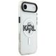 4. Karl Lagerfeld IML Karl Sketch Logo MagSafe Case for iPhone 17 Air - Transparent