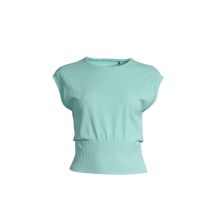 CASALL Seamless Graphical Rib Tee Mint