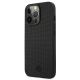 2. Mercedes Leather Meshed Metal Logo Case for iPhone 13 Pro / iPhone 13 - Black