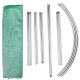 45. GREENHOUSE GARDEN TUNNEL 200x200x200CM PE GREEN STEEL STRUCTURE
