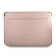 Guess Saffiano Script cover for a 13" laptop - pink