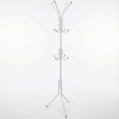 14. CLOTHES AND ACCESSORIES HANGER 3 HEIGHTS 170CM WHITE