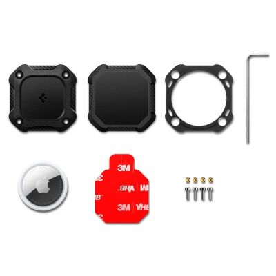 8. Spigen Tough Armor Case for AirTag 1/2 - Black