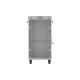 21. LANBERG FLOOR RACK CABINET 19" 22U 600X600 GRAY