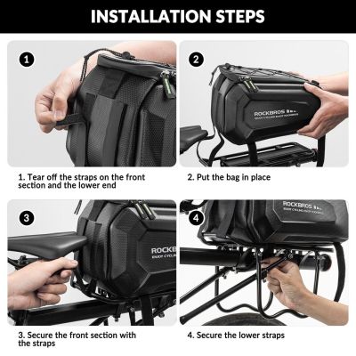 2. Rockbros bike rack bag 9l
