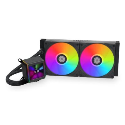 2. Lian Li GA II LCD Processor Liquid Cooling Kit 12cm White