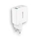 3. RealPower 352262 Mobile Charger Universal White AC Fast Charging Internal