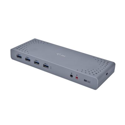 4. i-tec CADUAL4KDOCK Wired Docking Station USB 3.2 Gen 1 (3.1 Gen 1) Type-C Black, Turquoise