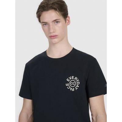 2. Men's regular printed T-shirt 4F 4FWSS25TTSHM1980-20S