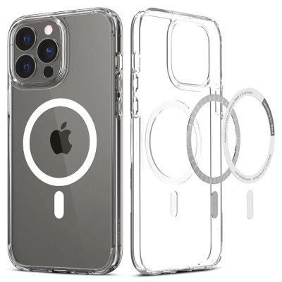 8. Spigen Ultra Hybrid Mag Case with MagSafe for iPhone 13 Pro Max - White