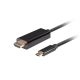 5. LANBERG USB-C(M)->HDMI(M) CABLE 1M 4K 60HZ BLACK CA-CMHD-10CU-0010-BK