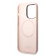 7. Karl Lagerfeld Silicone Ikonik MagSafe case for iPhone 14 Pro - pink