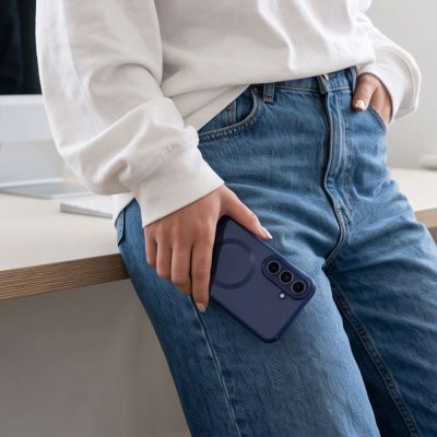 9. Tech-Protect MagFlex Case for Samsung Galaxy S26 FE – Navy Blue