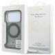 9. Guess IML Ring Stand 360 Script Metal Logo MagSafe Case for iPhone 17 Pro / 18 Pro - Black