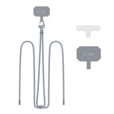5. Tech-Protect C5S Rope Crossbody Strap Leash - Gray