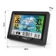 6. GREENBLUE GB540N WIRELESS COLOR WEATHER STATION, DCF, MOON PHASES, BAROMETER, CALENDAR