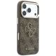 4. Guess 4G & Big Resin Logo Case for iPhone 17 Pro / 18 Pro - Brown