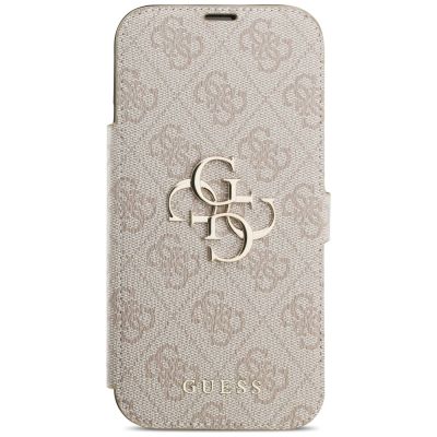 3. Guess Book 4G Metal Logo Case for iPhone 17 Pro Max - Pink