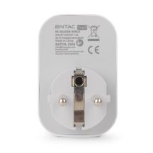 Entac ES-SSAUSB-WIBLE Power Plug Adapter White
