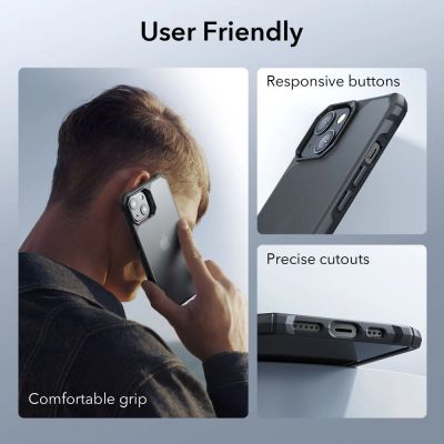 6. ESR Air Armor Case for iPhone 14 Plus - Matte Black