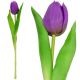 17. PURPLE TULIP 31CM LIFE-LIKE SPRING DECORATION