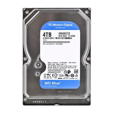 3. WD Blue WD40EZZX HDD (4 TB ; 3.5"; 256 MB; 5400 rpm)