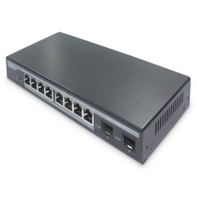 5. Managed L2 Switch with 8 Gigabit PoE Ports and 2 SFP Ports