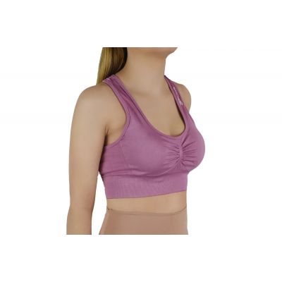 4. GymHero Miami Cute Bra W BASIC-MAUVE