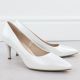 5. Women's satin silver pumps Sergio Leone 1336