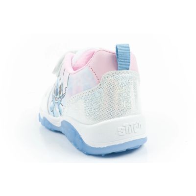 5. Leomil children's sports shoes sneakers Stitch light with velcro LED blue