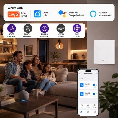 9. QOLTEC LIGHT ON/OFF SWITCH | 1-CHANNEL | WI-FI | TIMER | TUYA | WHITE