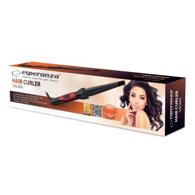 2. Esperanza Salma EBL007 conical curling iron (25W; black)