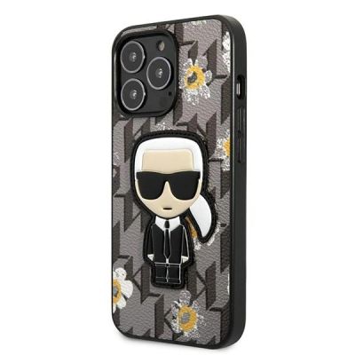 2. Karl Lagerfeld Flower Ikonik Karl case for iPhone 13 Pro / iPhone 13 - gray