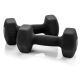 2. Meteor 2x5 kg cast iron dumbbell set