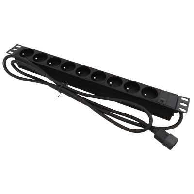 A-LAN PZ09U power strip (9 x UTE; 1.8 m; black)