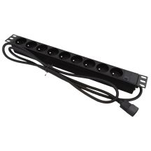 A-LAN PZ09U power strip (9 x UTE; 1.8 m; black)