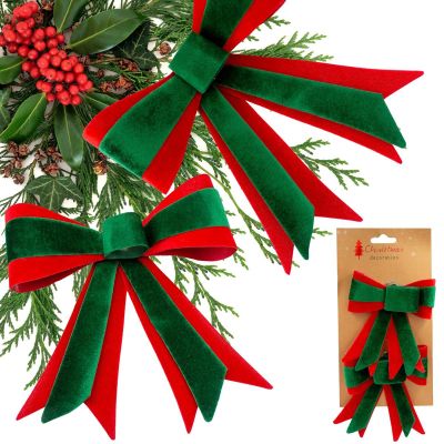 2. DECORATIVE BOW 14CM 2PCS